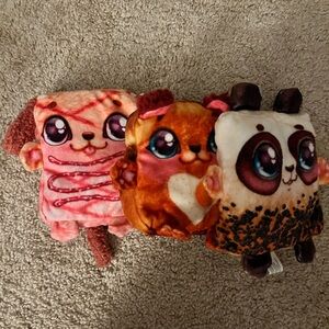 Cute Plush Toy Trio! BUNDLE!! Cookeez Makery Toast Plush